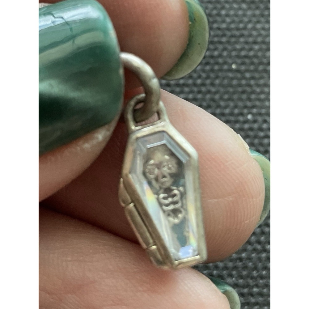 sterling silver Pandora Hinged coffin charm ALE 925 Yours Forever Skeleton - Picture 2 of 6